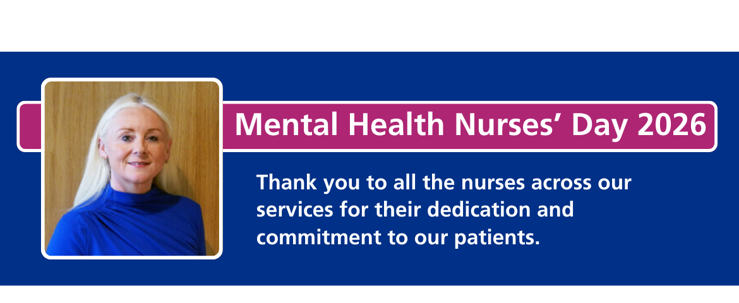A banner image of Sarah Smyth for Mental Health Nurses' Day 2026